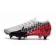 Nike Mercurial Vapor 13 Elite SG-PRO AC Neymar Platine Noir Rouge