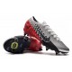 Nike Mercurial Vapor 13 Elite SG-PRO AC Neymar Platine Noir Rouge