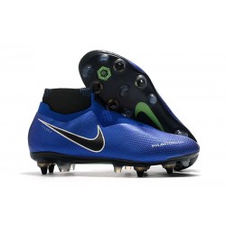 Nike PHANTOM VSN ELITE DF SG-PRO AC Bleu Chrome Blanc