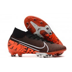 Nike Mercurial Superfly 7 Elite AG-Pro Noir Blanc Cramoisi