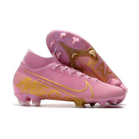 Chaussure Nike Mercurial Superfly VII Elite FG - Rose Or