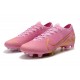 Crampons Nike Mercurial Vapor 13 Elite FG Homme Rose Or
