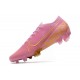 Crampons Nike Mercurial Vapor 13 Elite FG Homme Rose Or