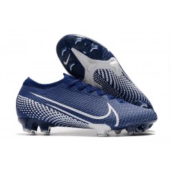 Nike Chaussures Mercurial Vapor XIII 360 Elite FG Bleu Blanc
