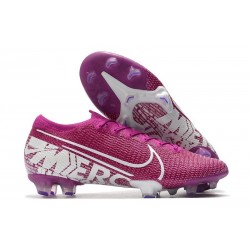 Nike Chaussures Mercurial Vapor XIII 360 Elite FG Violet Blanc