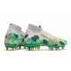 Nike Mercurial Superfly 7 Elite SG-PRO AC Mbappe Gris Vert Or