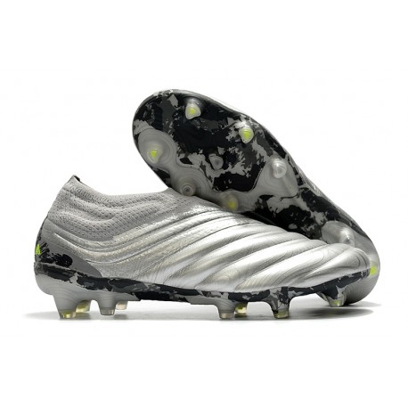 Chaussures Nouvelle adidas Copa 20+ FG Argent Jaune Solaire