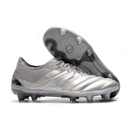 adidas Crampons de Foot Copa 20.1 FG Argent Jaune Solaire