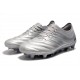 adidas Crampons de Foot Copa 20.1 FG Argent Jaune Solaire
