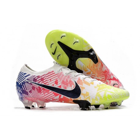 Nike Neymar Mercurial Vapor XIII 360 Elite FG Blanc Noir Bleu Volt