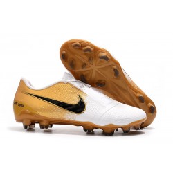 Chaussure 2020 Nike Phantom Vnm Elite FG - Blanc Or Noir