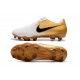 Chaussure 2020 Nike Phantom Vnm Elite FG - Blanc Or Noir