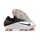 Nike Phantom Vision 2 Elite Dynamic Fit FG Blanc Noir Cramoisi