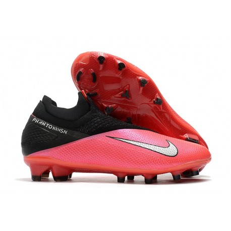 Nike Phantom Vision 2 Elite Dynamic Fit FG Cramoisi Argent Noir