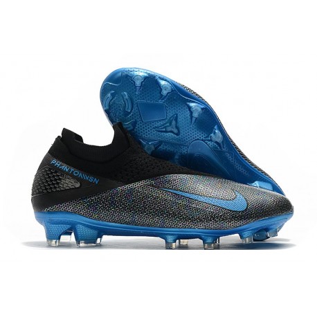 Nike Phantom Vision 2 Elite Dynamic Fit FG Noir Bleu Laser Anthracite