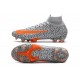 Nike Mercurial Superfly 7 CR7 Elite Dynamic Fit FG -Blanc Noir Orange