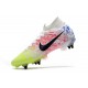 Nike Mercurial Superfly VII Elite DF SG-PRO Neymar Blanc Noir Bleu Volt