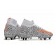 Nike Mercurial Superfly VII Elite SG-PRO CR7 Safari-Blanc Orange Noir