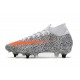 Nike Mercurial Superfly VII Elite SG-PRO CR7 Safari-Blanc Orange Noir