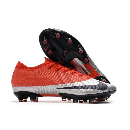 Nike Mercurial Vapor 13 Elite AG-Pro Rouge Argent Noir
