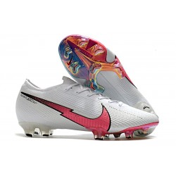 Crampon Nike Mercurial Vapor 13 Elite FG - Blanc Rouge Bleu