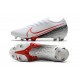 Nike Chaussures Mercurial Vapor XIII 360 Elite FG Blanc Cramoisi Noir