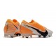 Crampon Nike Mercurial Vapor 13 Elite FG -Orange Laser Noir Blanc
