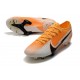 Crampon Nike Mercurial Vapor 13 Elite FG -Orange Laser Noir Blanc