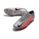 Crampon Nike Mercurial Vapor 13 Elite FG - Gris Rouge Noir