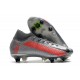 Nike Mercurial Superfly VII Elite DF SG-PRO Gris Noir Rouge
