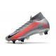Nike Mercurial Superfly VII Elite DF SG-PRO Gris Noir Rouge