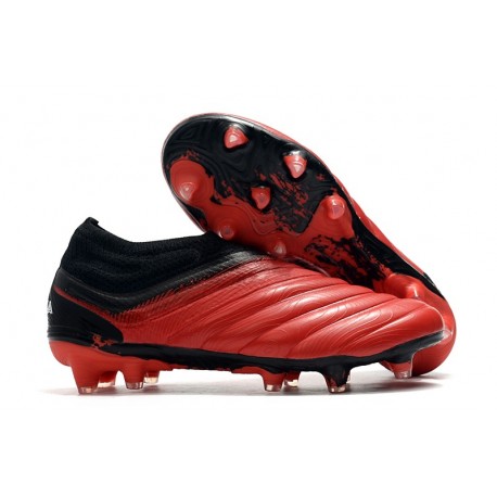 Chaussures Nouvelle adidas Copa 20+ FG Rouge Blanc Noir