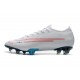 Nike CR7 x Bugatti Mercurial Vapor 13 Elite FG Blanc Rouge Bleu