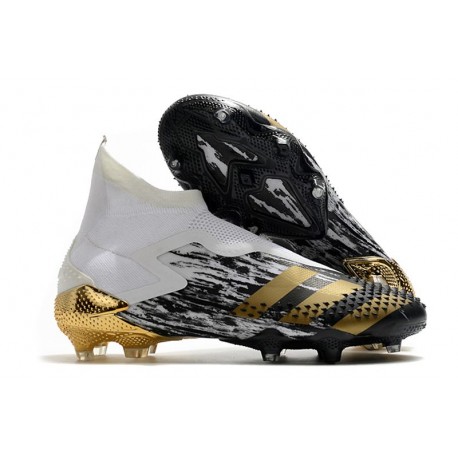 adidas Crampon Predator Mutator 20+ FG Blanc Or Noir
