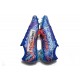 Crampon Nike Mercurial Vapor 13 Elite FG - Sancho Bleu Blanc Vert Noir