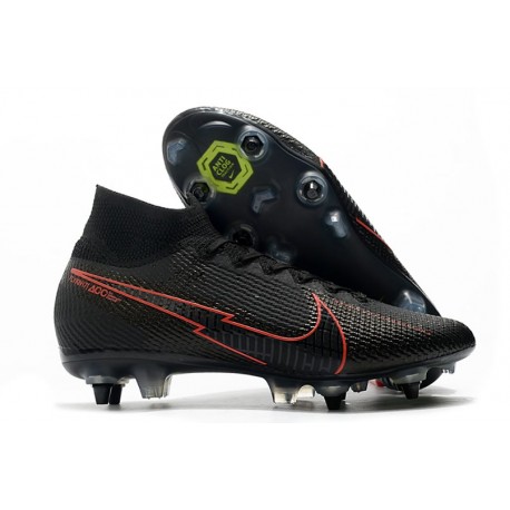Nike Mercurial Superfly VII Elite DF SG-PRO Noir Rouge