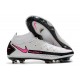 Crampons de Foot Nike Phantom GT Elite DF FG Blanc Rose Noir