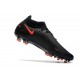 Crampons de Foot Nike Phantom GT Elite DF FG Noir Rouge Chili Gris