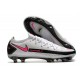 Chaussures Nouvelle Nike Phantom GT Elite FG Blanc Rose Noir