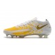 Chaussures Nouvelle Nike Phantom GT Elite FG Blanc Or