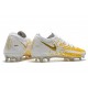 Chaussures Nouvelle Nike Phantom GT Elite FG Blanc Or