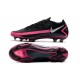 Chaussures Nouvelle Nike Phantom GT Elite FG Noir Argent Rose