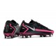 Chaussures Nouvelle Nike Phantom GT Elite FG Noir Argent Rose