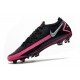 Chaussures Nouvelle Nike Phantom GT Elite FG Noir Argent Rose