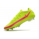 Chaussures Nouvelle Nike Phantom GT Elite FG Jaune Rose