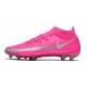 Crampons de Foot Nike Phantom GT Elite DF FG Rose Argent