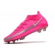 Crampons de Foot Nike Phantom GT Elite DF FG Rose Argent