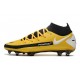 Nike Homme Phantom GT Elite DF FG Jaune Noir Blanc