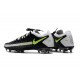 Nike Phantom GT Elite FG Crampon de Football Noir Gris