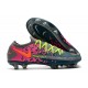 Nike Phantom GT Elite FG Crampon de Football Bleu Gris Rose